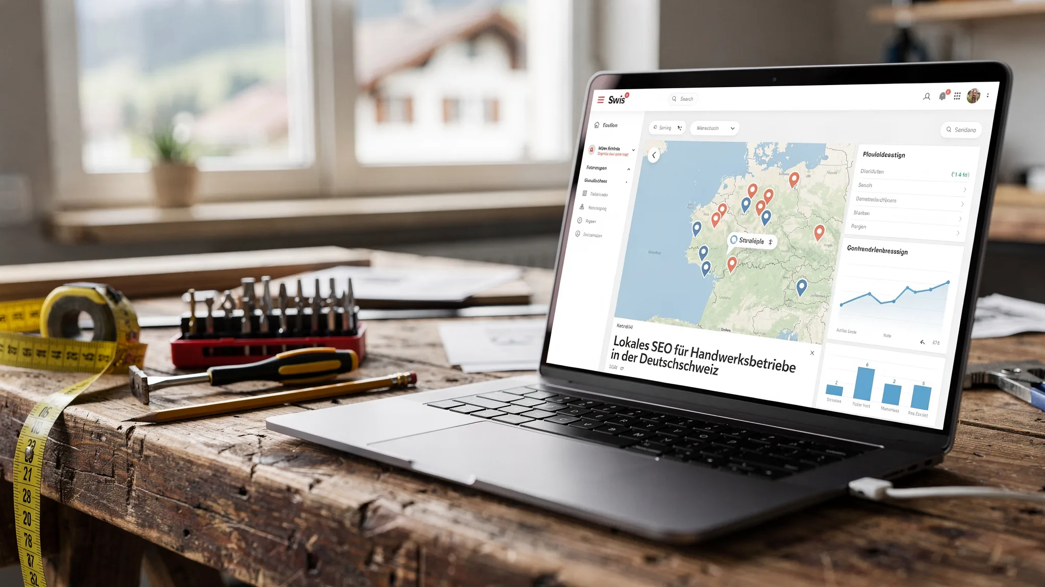 Lokales SEO für Handwerksbetriebe in der Deutschschweiz – Praxisbeispiel