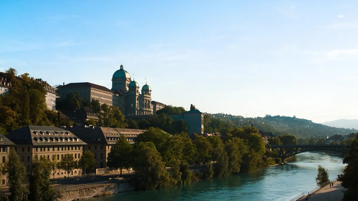 Stadtansicht von Bern