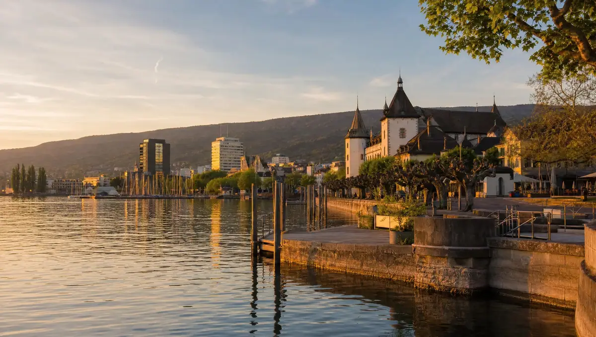 Stadtansicht von Biel/Bienne