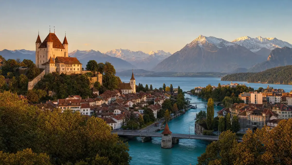 Stadtansicht von Thun