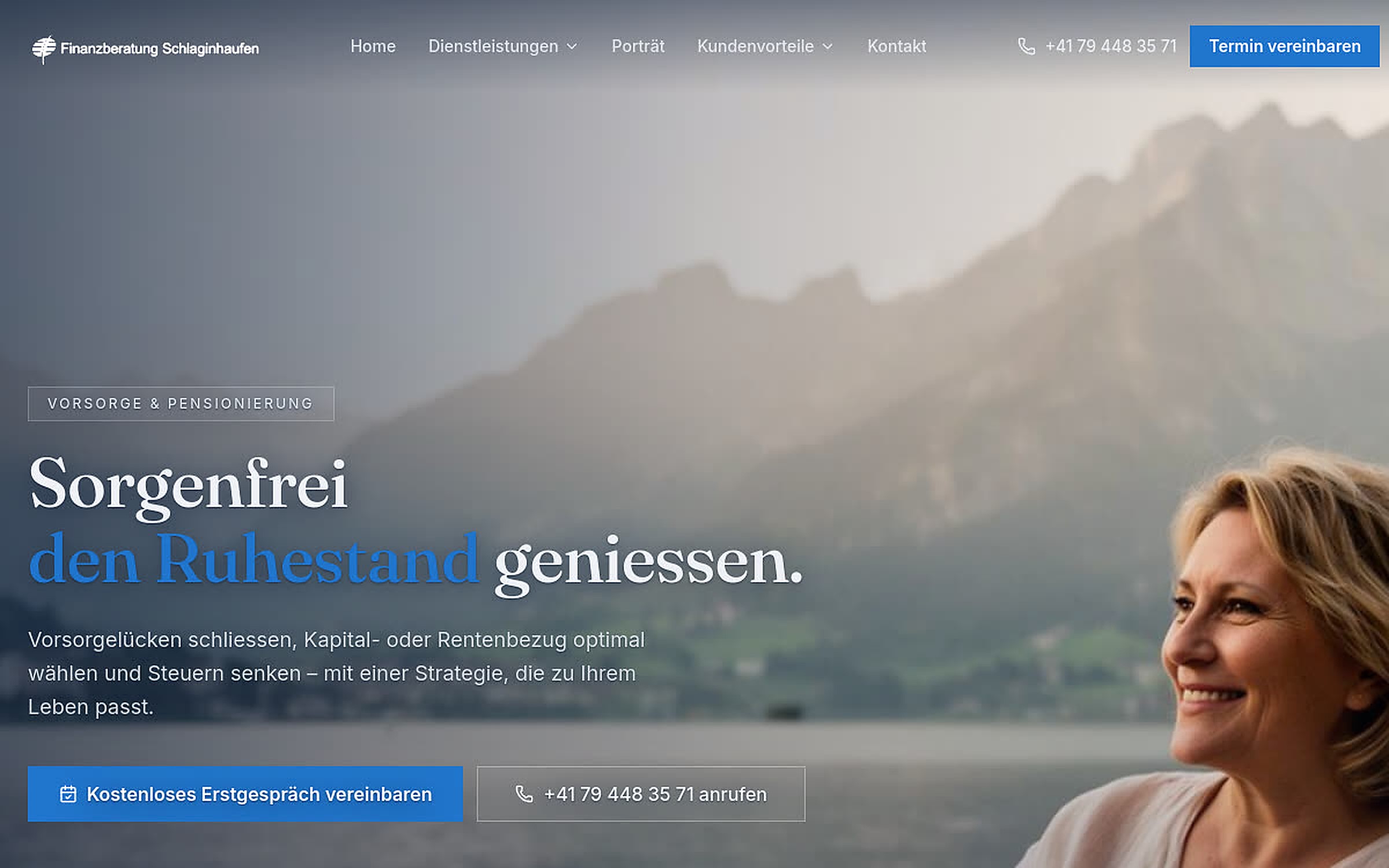 Website BS Finanzberatung — Finanzen